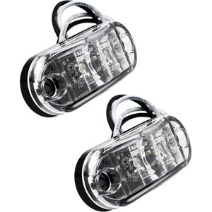 VCTparts - Led Zijmarkeringslichten - Wit - Set - Waarschuwing Signaal