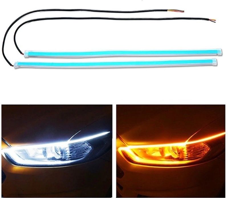 VCTparts® Dynamische Sequentiële Led Strip - 60cm - Dagrijverlichting - Set