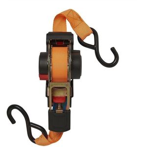 VCTparts® Spanband Oranje met Haken en Ratel (5 meter)