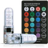 VCTparts - T10 LED Bluetooth RGBW - Verlichtingsset - Wit Blauw Rood Groen