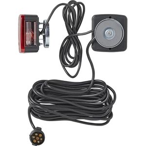 VCTparts Aanhangerverlichtingsset met Magneten en 7 Polige Stekker (7.5m + 2.5m kabel)
