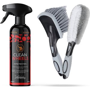 VCTparts® Detailing Combideal Clean Wheels Velgenreiniger met Woolie en Zachte Borstel voor Velgen [VCTdetailing™ - Detailing Producten - Detailen - Auto Wassen]