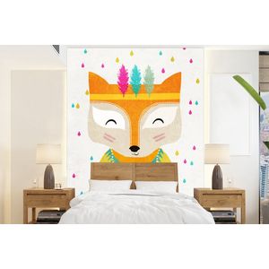 Dieren - Kleuren - Vos - Portret - Behangpapier