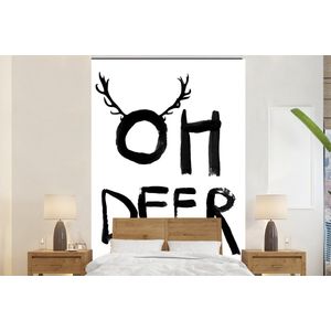 Quotes - Oh Deer - Kerst - Dieren - Gewei - Behangpapier