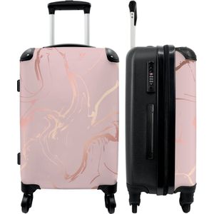 NoBoringSuitcases.com - Grote koffer dames - Reiskoffer met 4 wielen - Trolley op wieltjes 60 liter - Bagage rolkoffer groot vrouwen - Ruimbagage valies 20kg - Valiezen voor volwassenen hardcase - Suitcase large lichtgewicht - Bagagetrolley met slot