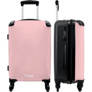 NoBoringSuitcases.com - Grote koffer dames - Reiskoffer roze met 4 wielen - Trolley op wieltjes 72 liter - Rolkoffer groot vrouwen - Ruimbagage valies 20kg - Valiezen voor volwassenen hardcase - Luggage suitcase XL - Reisbagage & reisaccessoires