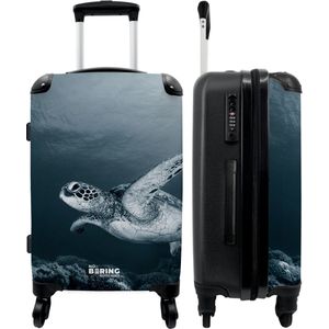 NoBoringSuitcases.com - Grote koffer - Reiskoffer schildpad met 4 wielen - Trolley op wieltjes 60 liter - Rolkoffer groot lichtgewicht - Ruimbagage valies 20kg - Valiezen voor volwassenen - Reisbagage & reisaccessoires middelmaat - Bagagekoffer XL