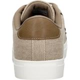 Sun68 Sneaker Tom Solid - Beige - Sneakers - Leer, Textiel, Polyurethaan