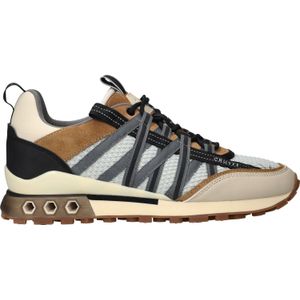 Cruyff Fearia Hex Tech Sneaker - Mannen - Grijs/beige - Maat 40