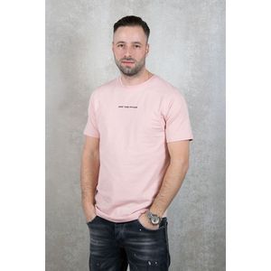 Duplicate Slim Fit Tee - Roze - XS