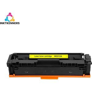 Laser Toner cartridges Geschikt voor 207X - (Zonder chip) - (W2212x - Geel) geschikt voor HP Color LaserJet Pro M255DW, M255NW, MFP M282NW, M283FDN en M283FDW (207A)
