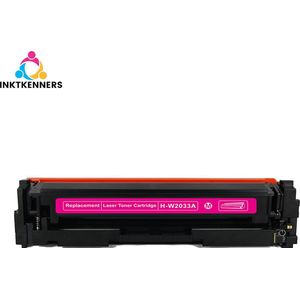Laser toner cartridges Geschikt voor HP (415X) (zonder chip) W2031X Cyan | Geschikt voor HP Color Laserjet Pro MFP M454DN, M454DW, M454NW, M454FW, M479DN, M479DW, M479FDN, M479FDW en M479FNW printer