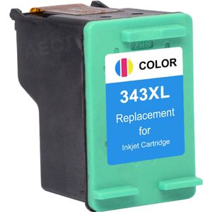 Inktcartridges Geschikt voor HP 343 XL Inktcartridges | Geschikt voor HP PSC 1510, 1610, DeskJet 460, 5740, OfficeJet H470, Photosmart 2575, 2610, C3100, C3180 - multipack - Inktpatronen - inkt