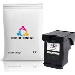 Inktcartridge Zwart Geschikt voor HP 62 / 62XL | Geschikt voor HP Deskjet 7640 - 5640 - 5660 - officejet 5740 - 6600 - Inkt - cartridge - patroon - inktpatroon