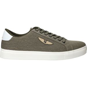 PME Legend - Beechburd - Sneakers - Groen - Canvas en Suède, Uitneembaar Voetbed