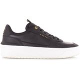 Cruyff Endorsed Tennis Sneakers Leren Sneaker Heren Zwart
