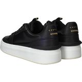 Cruyff Endorsed Tennis Sneakers Leren Sneaker Heren Zwart