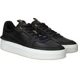 Cruyff Endorsed Tennis Sneakers Leren Sneaker Heren Zwart