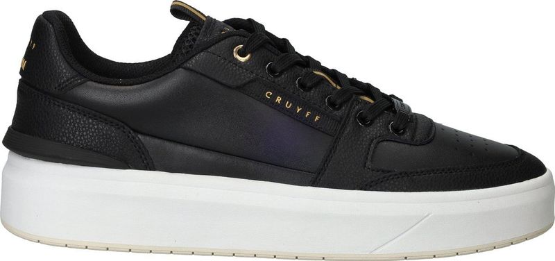 Cruyff Endorsed Tennis Sneakers Leren Sneaker Heren Zwart