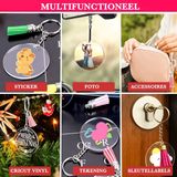 Knutselspullen - 50 Stuks Karabijnhaak - Sleutelringen - 25mm - DIY Musketon