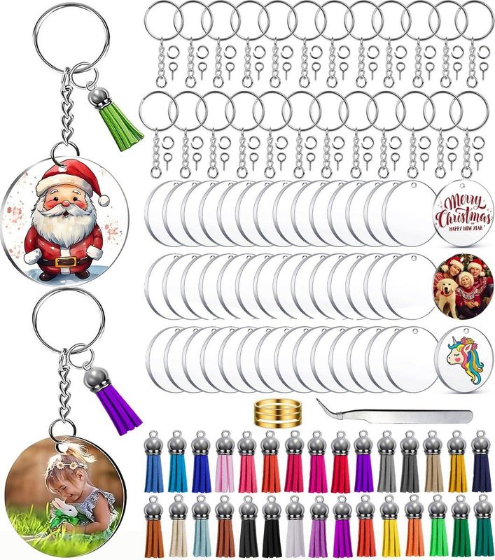 Knutselspullen - 50 Stuks Karabijnhaak - Sleutelringen - 25mm - DIY Musketon