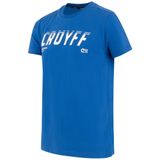 Cruyff - T-shirt - Blauw - League-stijl