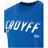 Cruyff - T-shirt - Blauw - League-stijl