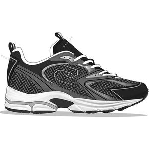 Cruyff - Scorpius - Sportschoenen - Zwart/Wit - Heren