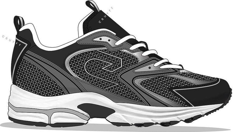 Cruyff - Scorpius - Sportschoenen - Zwart/Wit - Heren