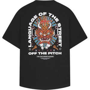Off The Pitch - Dragon - T-shirt - Zwart