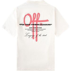 Off The Pitch - Neo Regular Fit - T-shirt - Off White - Katoen