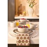 Mica Decorations - Ozzu Serviesset - 16-delig - Steengoed - Taupe