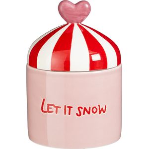 Mica Decorations - Anna - Voorraadpot - Roze - D 14 H 20,5 cm