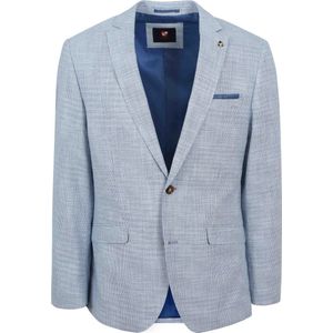 Suitable Blazer Grou Druck Hellblau - Größe 28