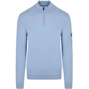 Suitable - Race Half Zip Trui - Lichtblauw - Heren - Schipperstrui - 65% Viscose, 35% Nylon