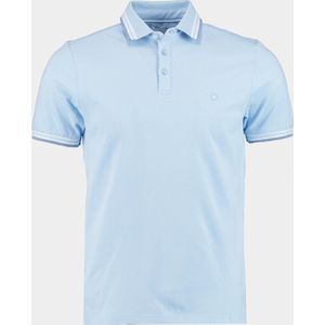 Bos - 24108BR06BO - Polo - Lichtblauw - 96% Katoen, 4% Elastaan, Moderne Pasvorm