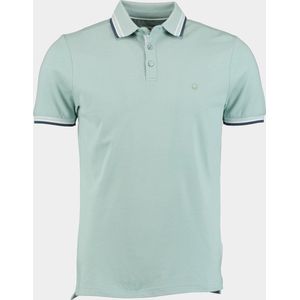 Bos Bright Blue Polo korte mouw brick polo oxford collar 24108br06bo/212 blue surf