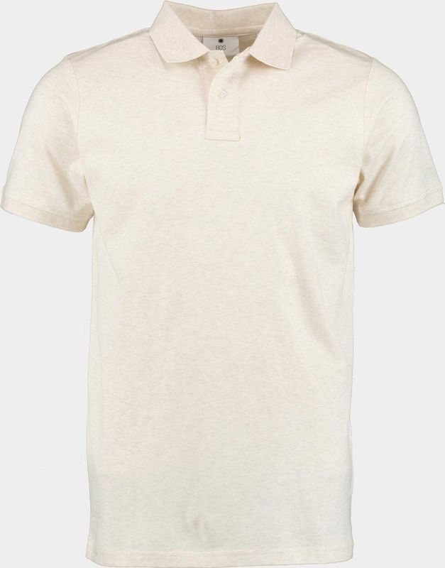 Bos - Fender Polo - Beige - Korte Mouw - Melange - 24108FE62BO/820