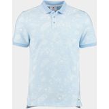 Bos - Ken Polo Oxford Aop 24108KE09BO - Poloshirt - Blauw