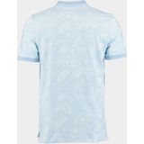 Bos - Ken Polo Oxford Aop 24108KE09BO - Poloshirt - Blauw