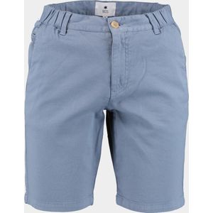 Bos Blauw Korte Broek Ferdinand Chino Structure - Stone Wash