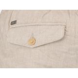 Chino Broek - Beige - 55% Linnen 44% Katoen 1% Elastaan