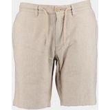 Chino Broek - Beige - 55% Linnen 44% Katoen 1% Elastaan