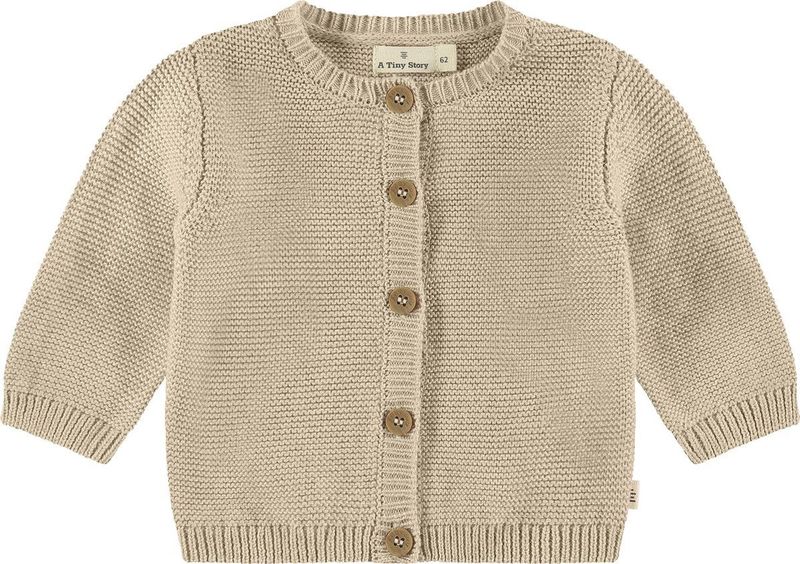 A Tiny Story Vest Oatmeal Melange