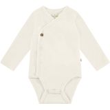 A Tiny Story - Romper Lange Mouw - Wit - 50% Organic Cotton, 45% Modal, 5% Elasthan