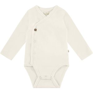 A Tiny Story - Romper Lange Mouw - Wit - 50% Organic Cotton, 45% Modal, 5% Elasthan