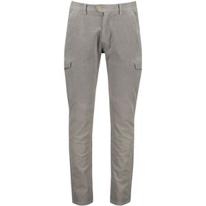 Born With Appetite - Slim Fit Pantalon - Grijs - Corduroy - Katoenmix