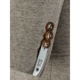 Bos - Luka Jersey Jacket - Beige - Colbert