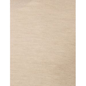 Born With Appetite - Trui - Gemêleerd Beige - Merinowol