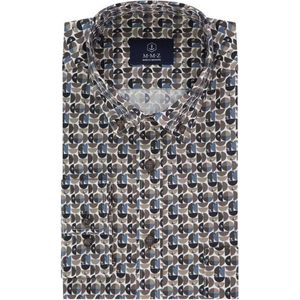 Marco Manzini - 24307je26 - Shirt - Bedrukt - Poplin
